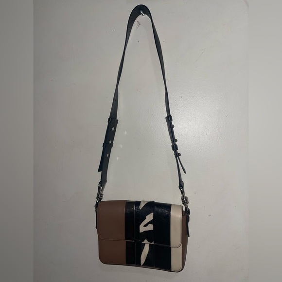 AllSaints Captain Multiflap Shoulder Bag - Picture 15 of 15